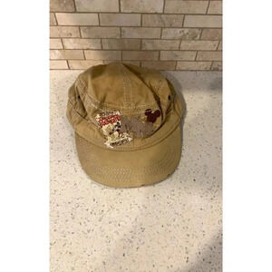 Disney Parks Authentic Original Mickey Mouse Steamboat Willie Distressed hat b26